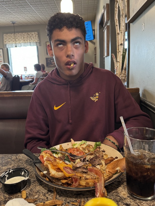 "I'm never eating again..."